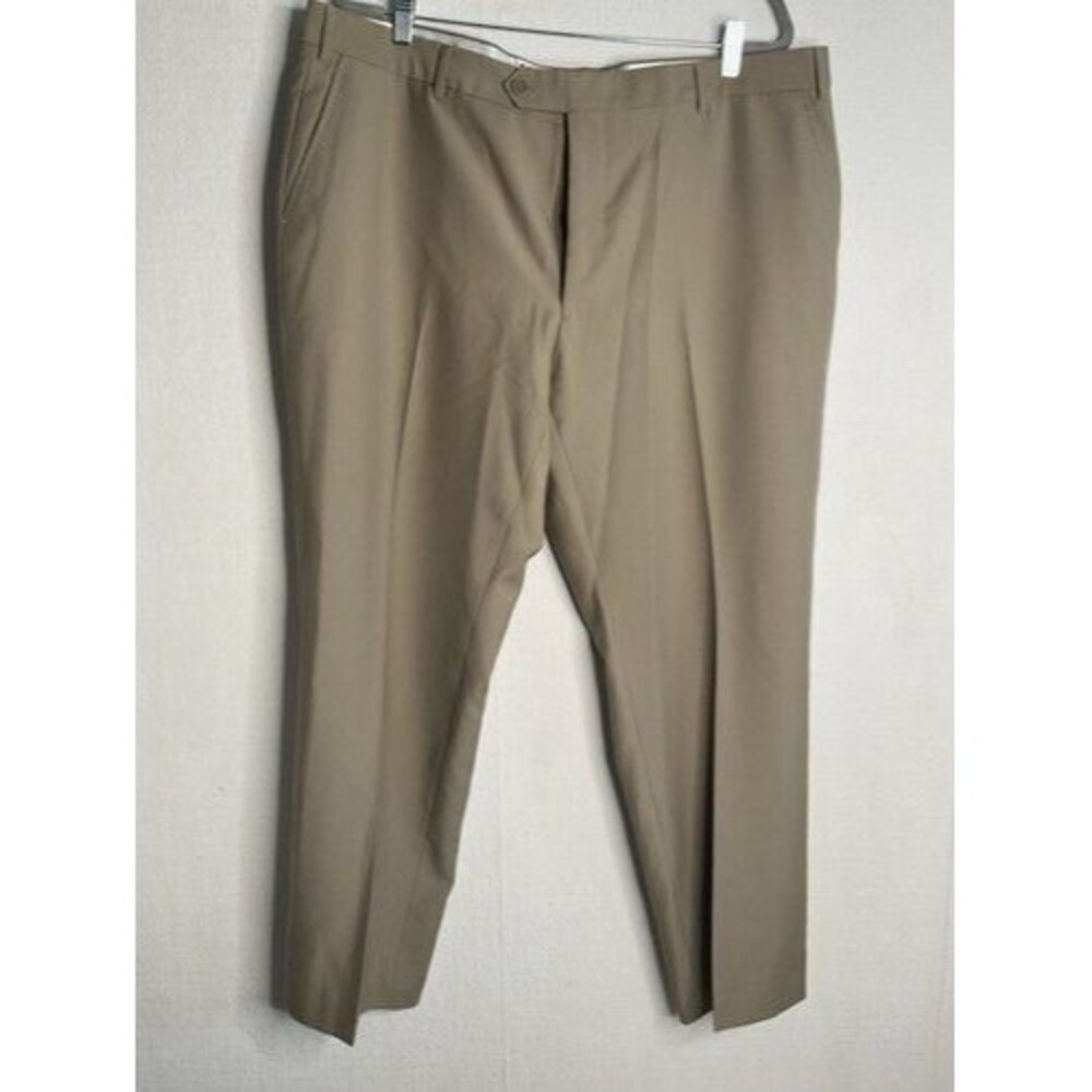 NWOT Chiari Novara6‎ 100% Wool Dress Pants Men Size 42R Beige Italy